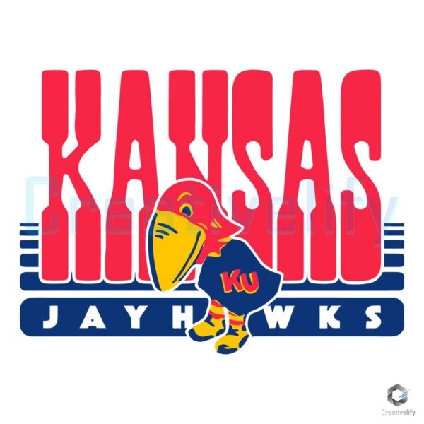 Kansas Jayhawks Football Logo SVG