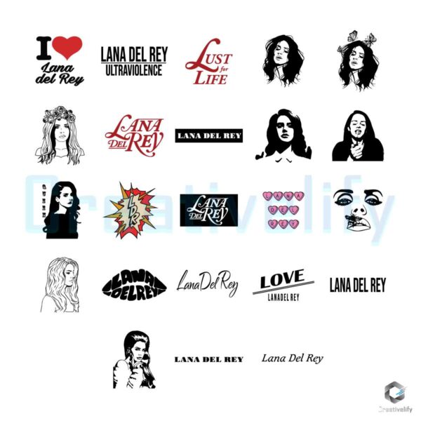 Free 20 Lana Del Rey SVG File