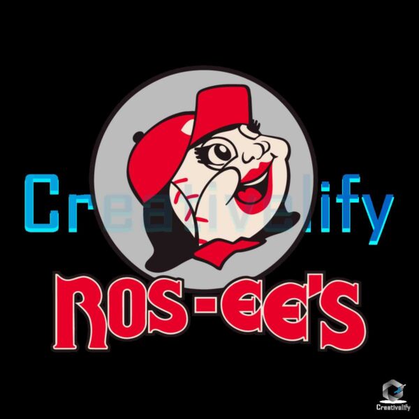 Rosees Cincinnati Reds Baseball Girl SVG