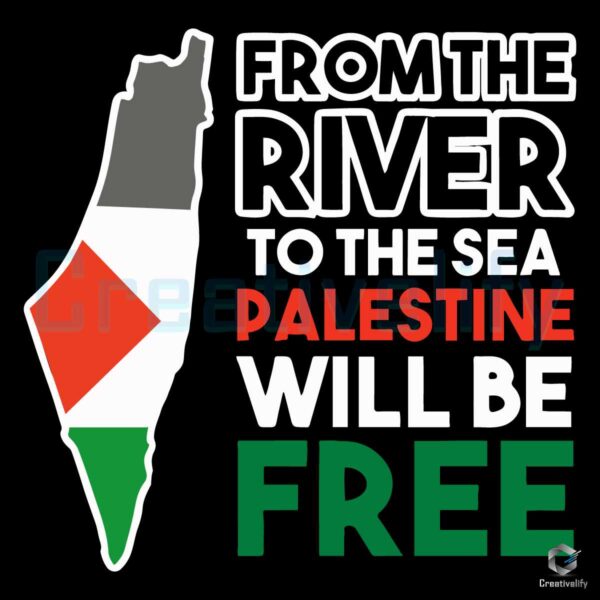 The Sea Palestine Will Be Free SVG