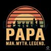 Papa Man Myth Legend Svg