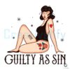 Guilty As Sin Tortured Poet SVG