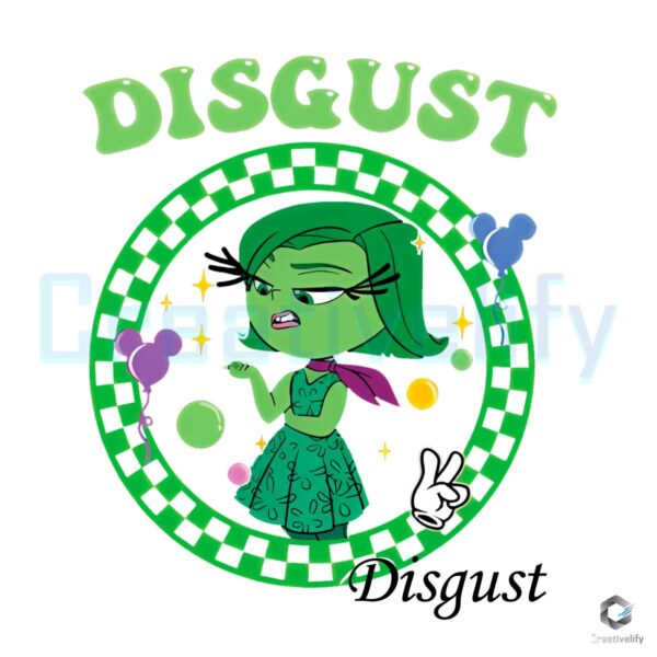 Disgust Inside Out Cartoon Character Svg