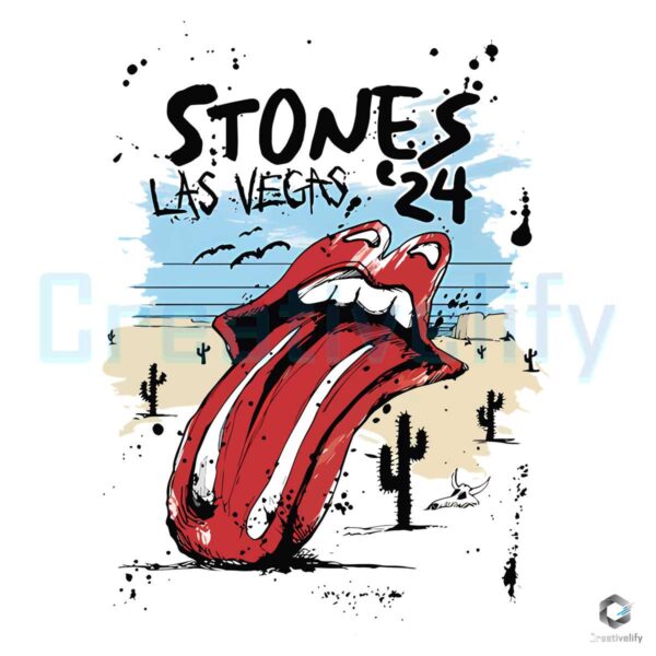 Western Stones Tour Lasvegas 2024 Svg