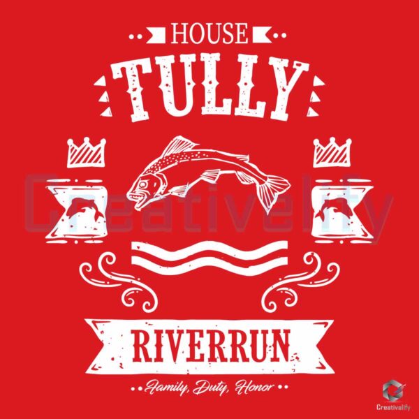 House Tully The Silver Trout SVG