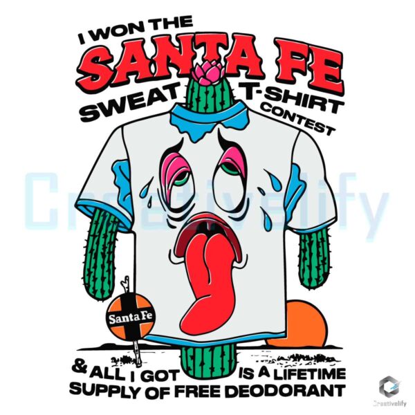 The Santa Fe Sweat TShirt Contest SVG