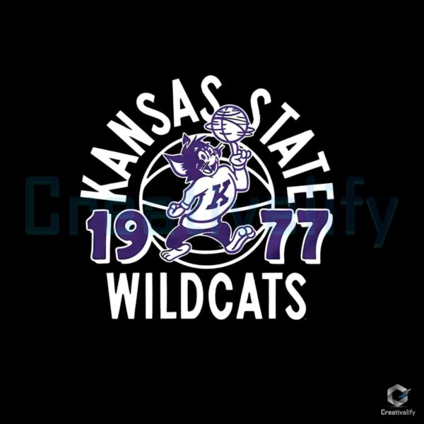 Kansas State Wildcats Basketball 1977 PNG