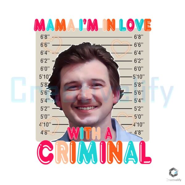 Mama Im In love With A Criminal Svg