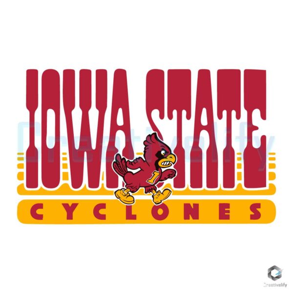 Iowa State Cyclones Football Logo SVG