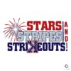 Stars Stripes And Strikeouts SVG
