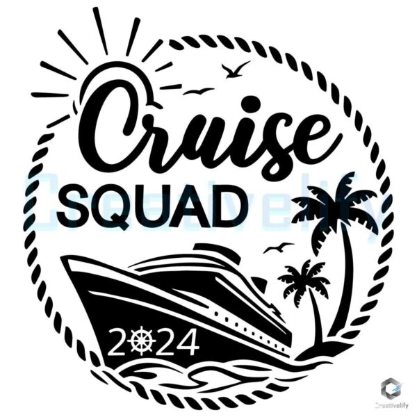 Cruise Squad 2024 SVG