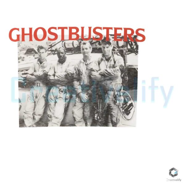 Vintage Ghostbusters Squad Svg