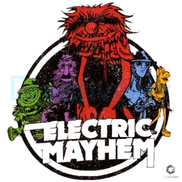 Vintage Electric Mayhem PNG File