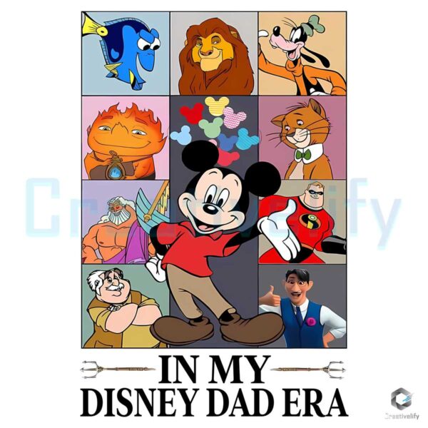 My Disney Dad Era Mickey Fathers Day PNG