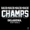 Back To Back Champs Oklahoma Softball SVG