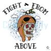 Fight From Above Pilot Skull SVG