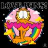 Love Wins Garfield Pride Month SVG