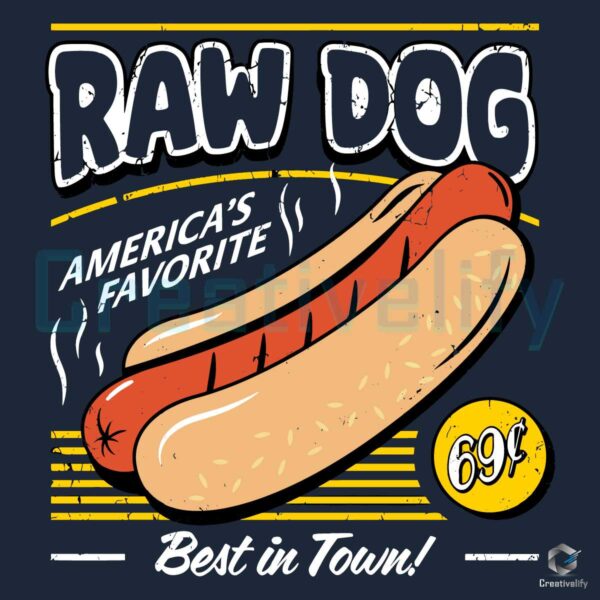 Dog America Favorite Hot Dog SVG