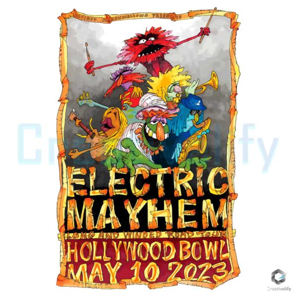 Electric Mayhem Hollywood Bowl PNG