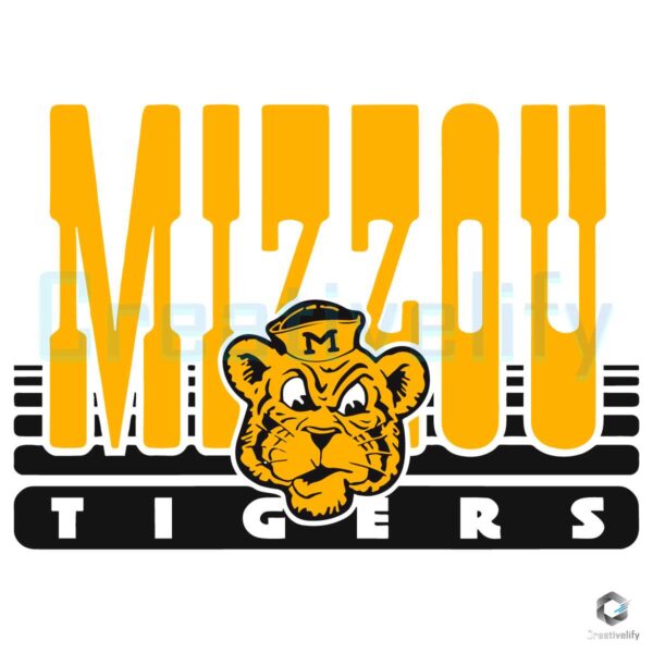 Missouri Tigers Football Logo SVG