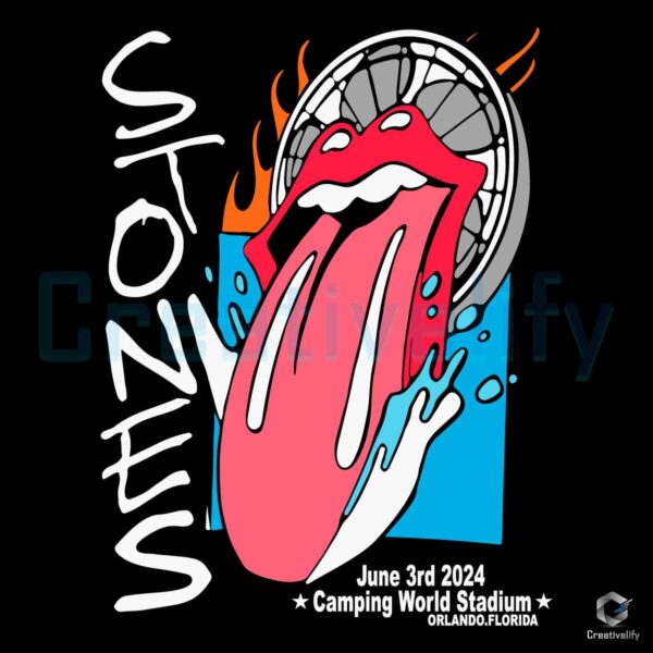 Stones Tour 2024 Camping World Stadium SVG