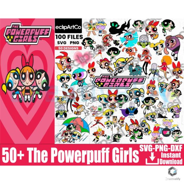 The Powerpuff Girls Svg Bundle