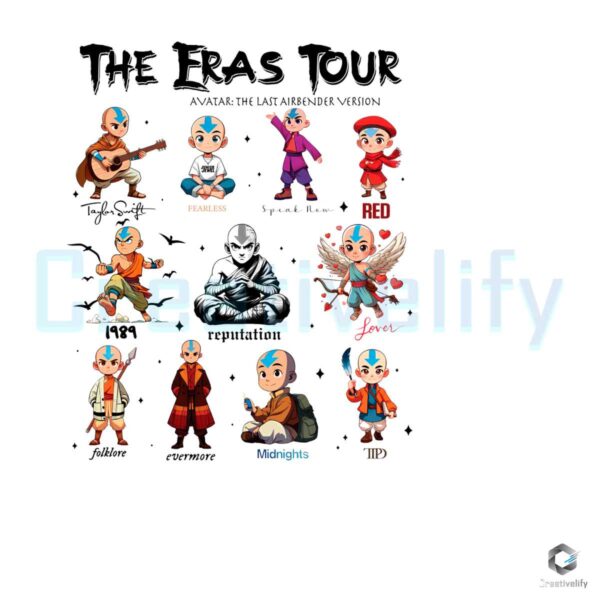 The Eras Tour Avatar The Last Airbender Svg