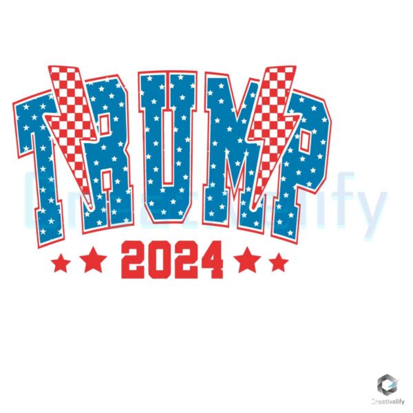 Thunder Trump 2024 Political SVG