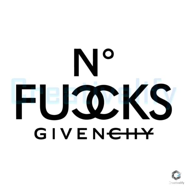 Coco Chanel No Fucks Givenchy SVG