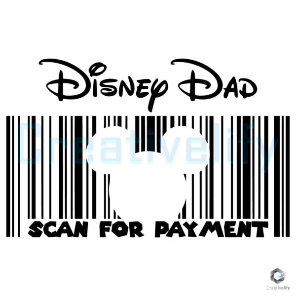 Dad Scan for Payment Svg