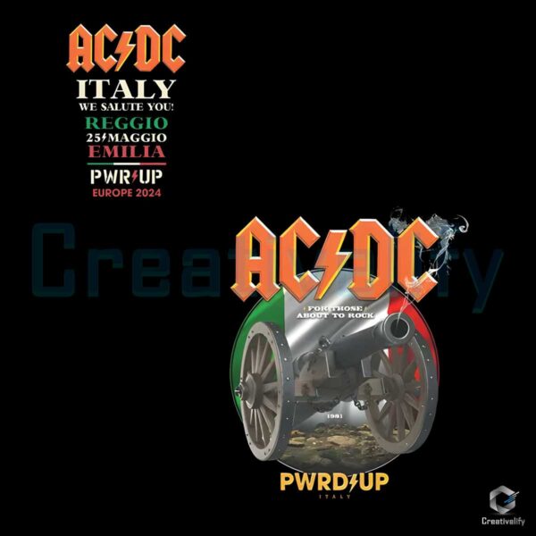 ACDC Italy Europe Tour 2024 PNG