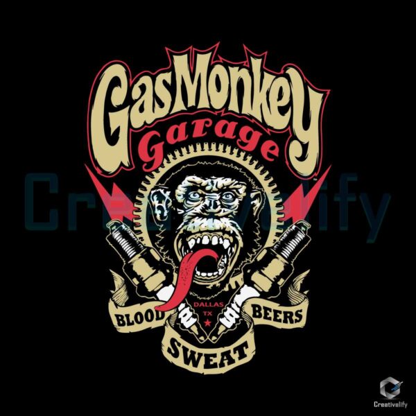 Gas Monkey Garage Spark Plugs SVG