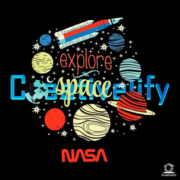 Planet Explore Space SVG