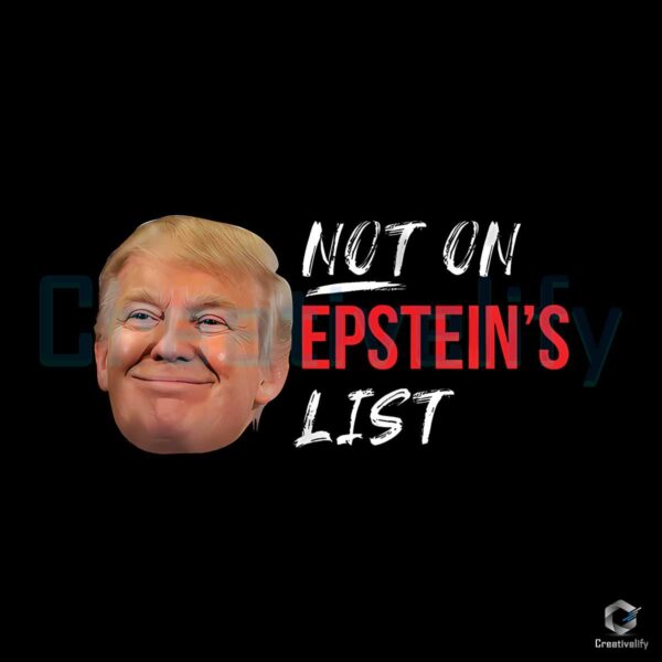 Not On Epstein List PNG