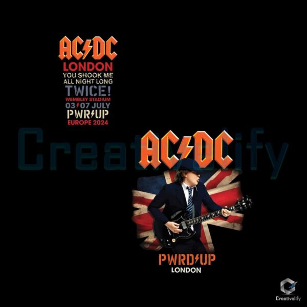 ACDC London PWR Up 2024 Tour PNG