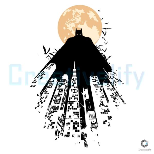 Protecttor Of Gotham Batman Silhouette SVG