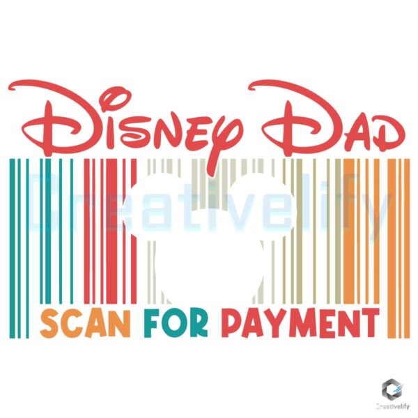Dad Scan for Payment Svg