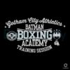 Gotham City Athletic Batman Boxing Academy SVG