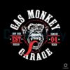 Gas Monkey Garage Round Seal SVG