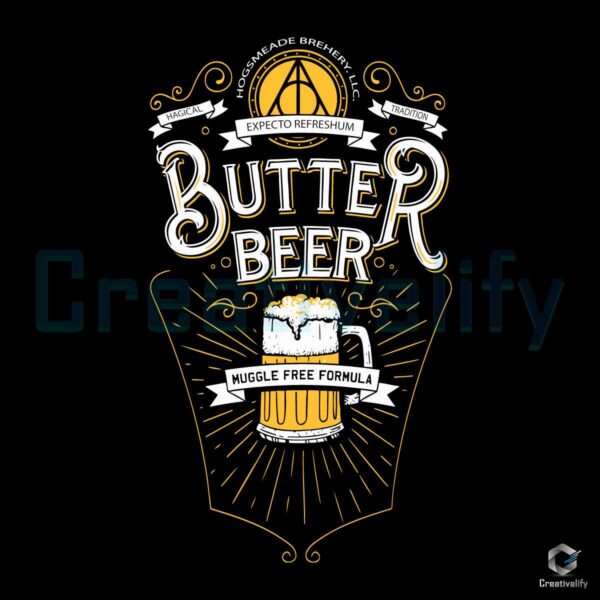 Butter Beer Muggle Free Formula SVG