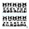 25 Tuxedo Cat Tuxedo Svg