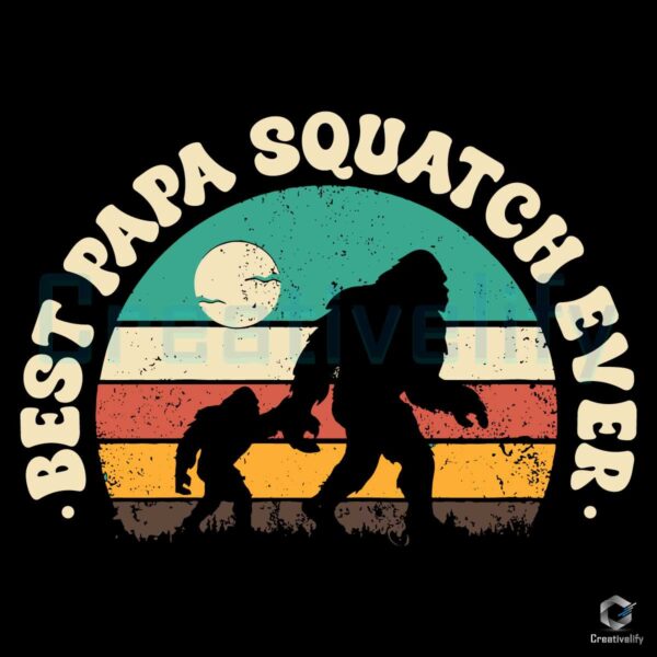 Best Papa Squatch Ever Png