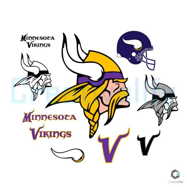 Vikings Minnesota layered PNG