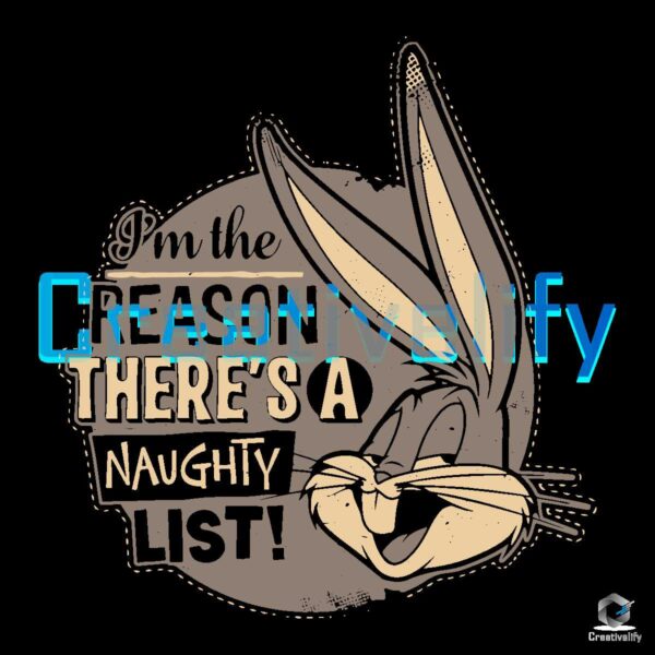 Theres A Naughty List Looney Tunes SVG