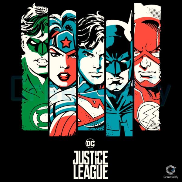 Justice League Members SVG