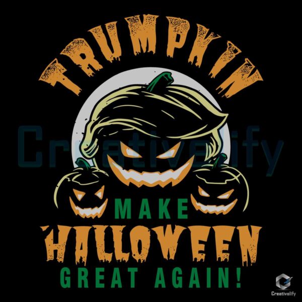 Trumpkin Make Halloween Great Again SVG