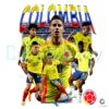 Colombia National Soccer Team PNG