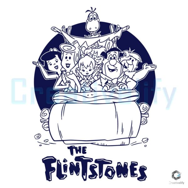 The Flintstones Family Cartoon Network SVG