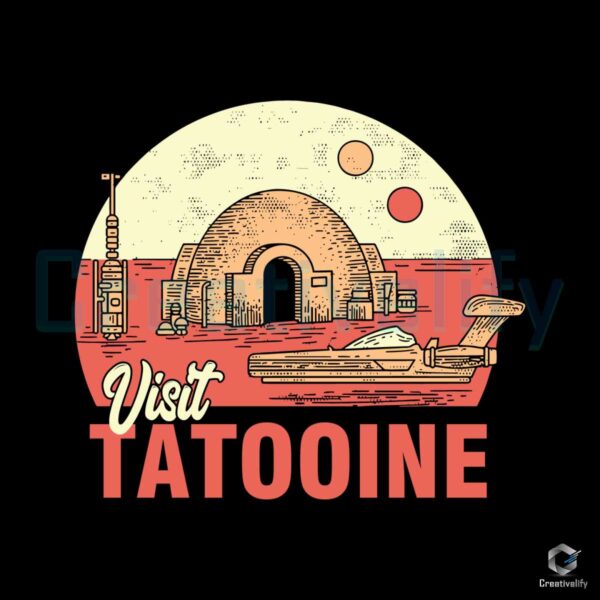 Visit Tatooine Star Wars SVG