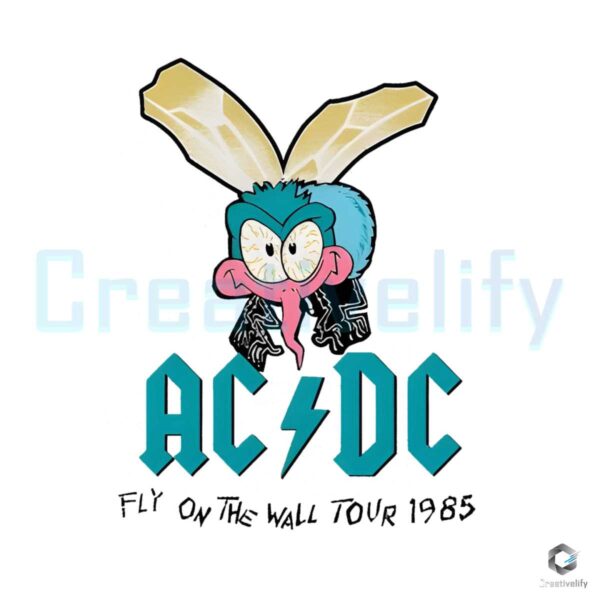 ACDC Fly On The Wall Tour 1985 PNG